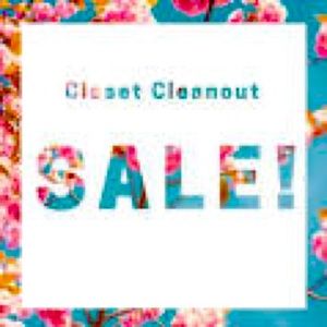 Closet Clean out sale.